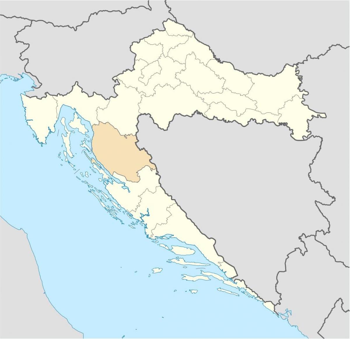 senj Chorwacja mapa