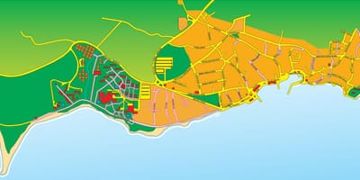 Mapa brac Chorwacja