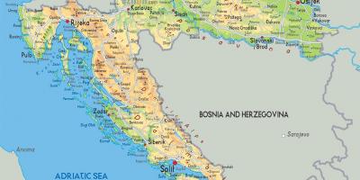 Chorwacja na mapie