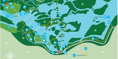 Park narodowy krka Chorwacja mapa