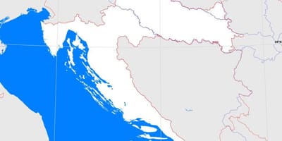 Przeglądowa mapa Chorwacji
