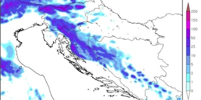 Mapa Chorwacji radar