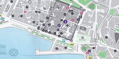 Mapa ulic splitu, Chorwacja